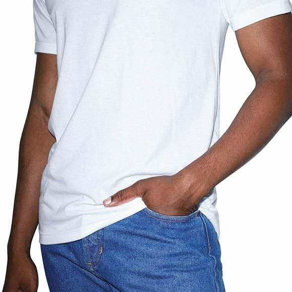 American Apparel Unisex Small 50/50 Crewneck Short Sleeve T-Shirt - NWOT - Picture 4 of 5